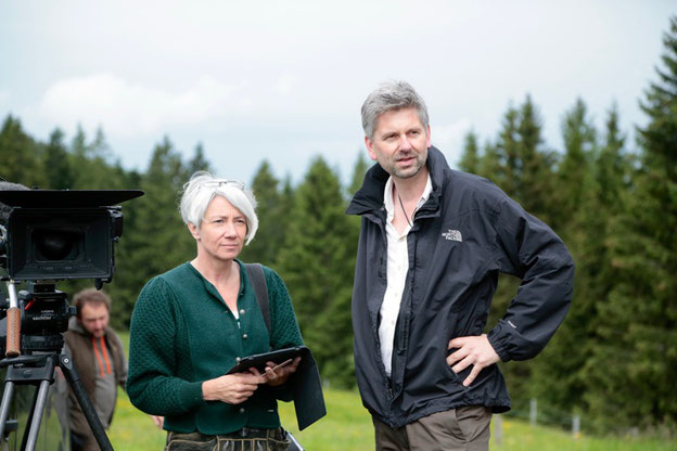 Regisseurin Alice Agneskirchner mit Kameramann Johannes Imdahl. Quelle: BROADVIEW Pictures