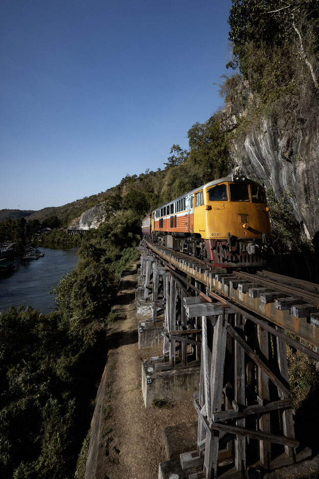 普通486レ Namtok→Kanchanaburi