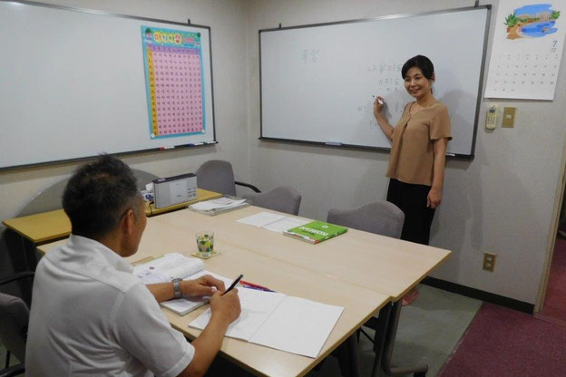 裕美先生の授業風景