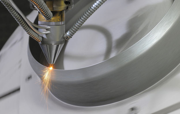 Laserauftragschweißen, englisch Laser Metal Deposition (LMD), Direct Metal Deposition (DMD) oder Direct Energy Deposition (DED)