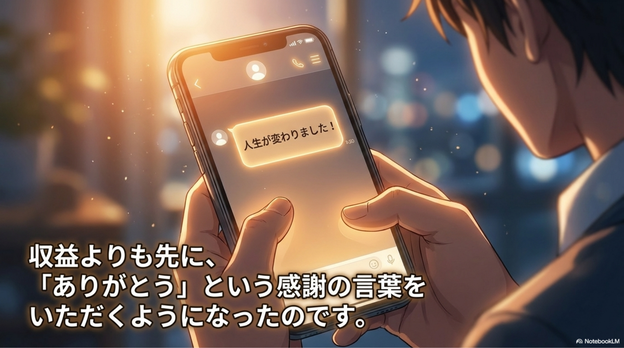 感謝の言葉が人生を変えました