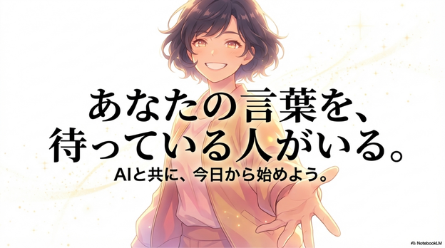 100人に届かなくていい。 たった1人に届けばいい。