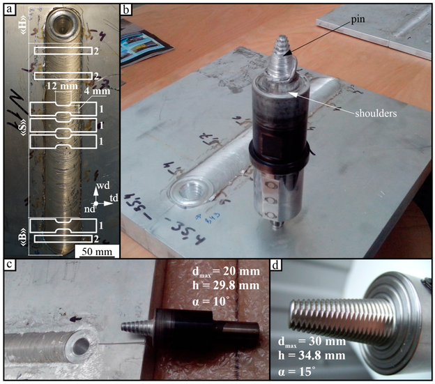 Rührreibschweißen von 29,8 und 34.8 mm dicken AA1570 Aluminiumplatten aus feinkörnigem Al-Mg-Sc-Zr mit einem FSW-Werkzeug aus HSS M2 Stahl FSW auf der leistungsstarken PowerStir™-Machine von S.P. Korolev RSC Energia ZEM