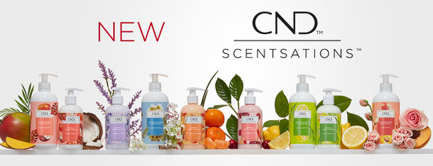 CND Scensations Lotion collection - new and improved vegan formula 