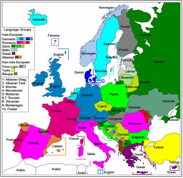 Vielfalt Europas - Die Sprachen Europas
