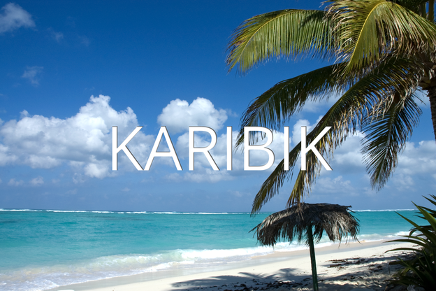 Karibische Insel mit Yacht-Urlaub