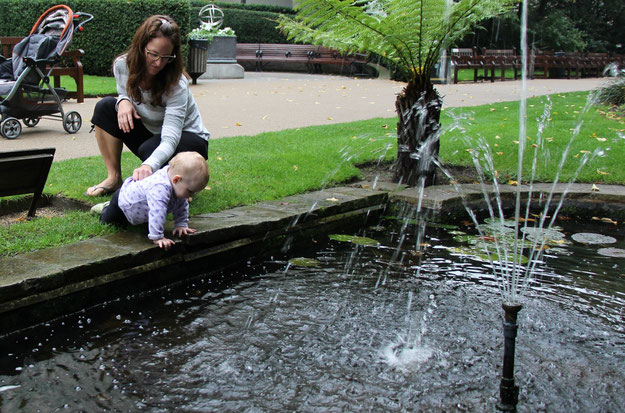 Whitehall Gardens London - Giving Baby Time to Play
