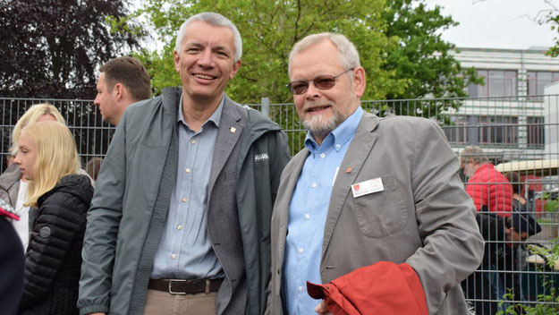 Bürgervorsteher Henning Meyn konnte auch den CDU-Landtagsabgeordneten Peter Lehnert begrüßen.