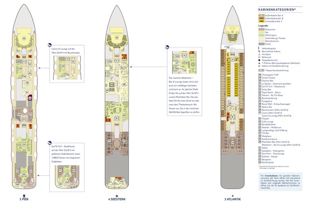 Mein Schiff 4 Decksplan