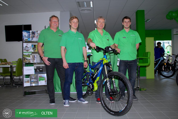 Erfolgsmeldung: Neue e-motion e-Bike Welt in Olten eröffnet