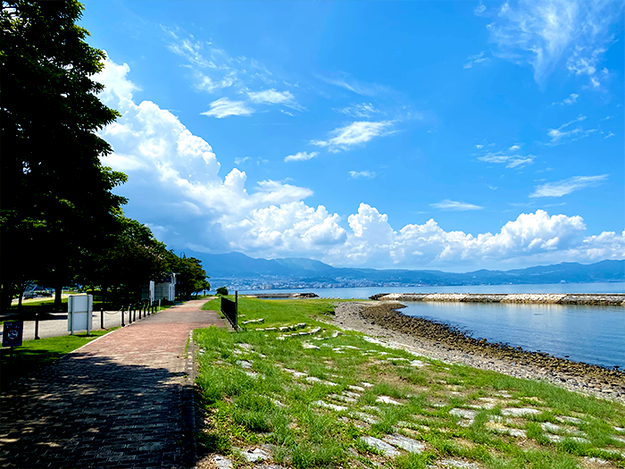 大分市の田ノ浦ビーチ