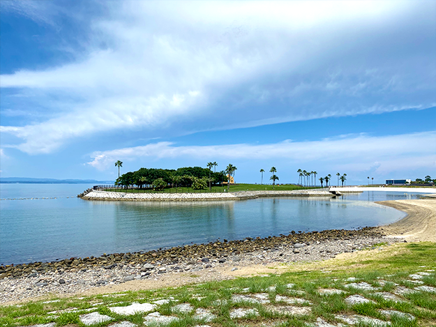 田ノ浦ビーチの田ノ浦アイル