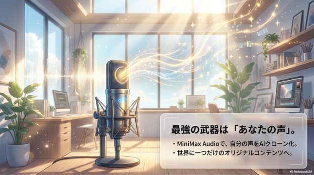 自分の声が嫌い・滑舌が不安でも大丈夫？MiniMax Audioを実際に使って検証してみた