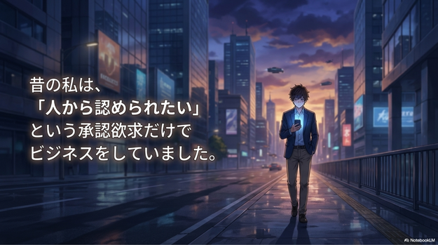昔の私は承認欲求でビジネスをしていました