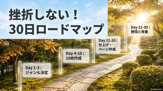 AIアート副業の30日ロードマップ