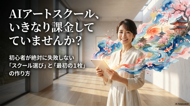 AIアートスクールおすすめ 初心者が失敗しない選び方と無料講座の始め方
