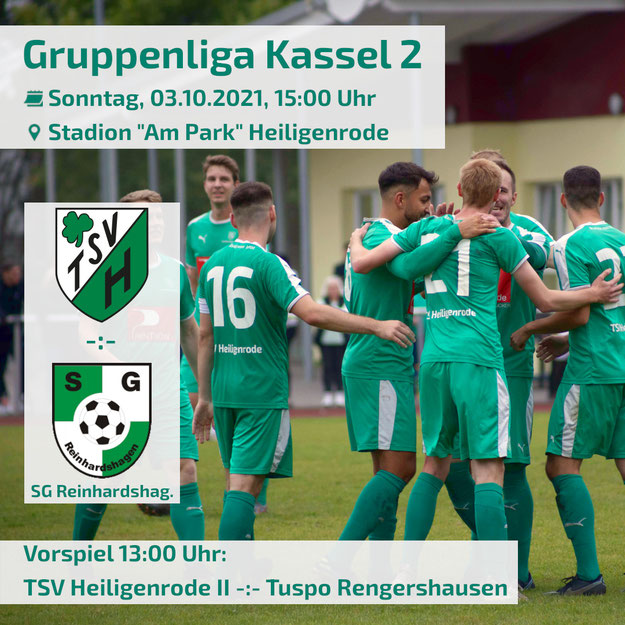 TSV Heiligenrode Fußball SG Reinhardshagen Gruppenliga Kassel 2