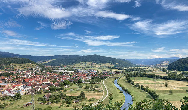 View of Biberach and Kinzigtal