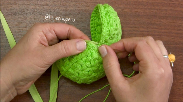 Monedero macarrón tejido a crochet paso a paso