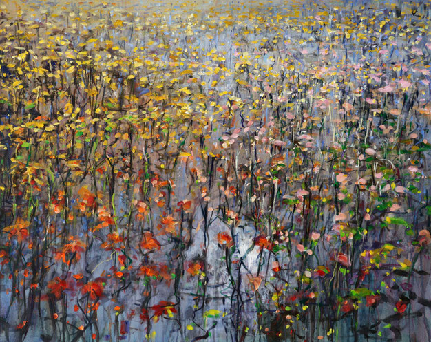 Lotusblumen 100 x 80 cm
