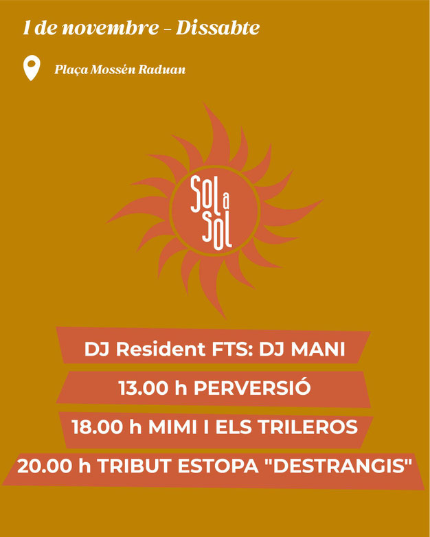 Programa de la Fira de Tots Sants en Cocentaina