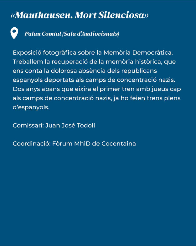 Programa de la Fira de Tots Sants en Cocentaina