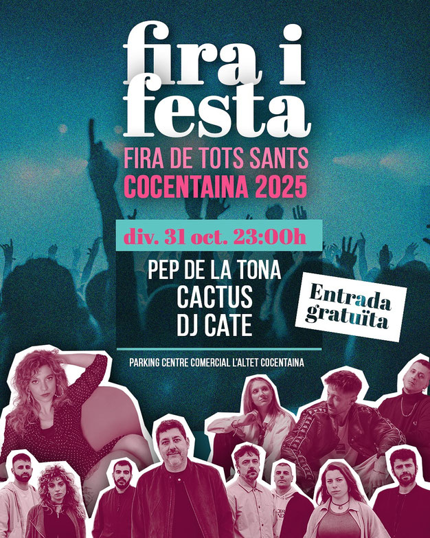 Programa de la Fira de Tots Sants en Cocentaina