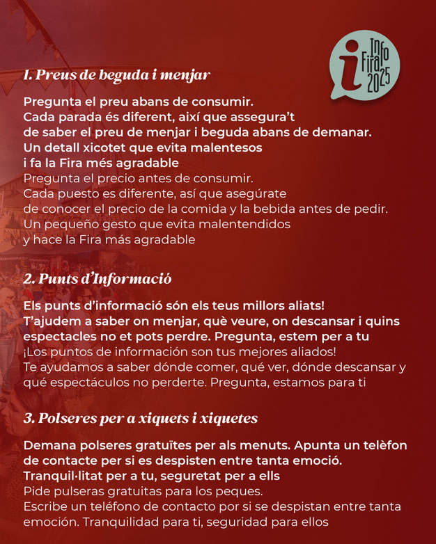 Programa de la Fira de Tots Sants en Cocentaina