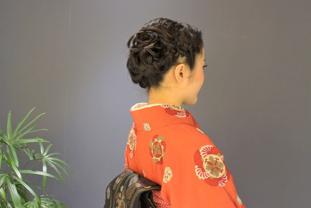 横浜でお宮参り。ヘアセットも丁寧に。早朝OK