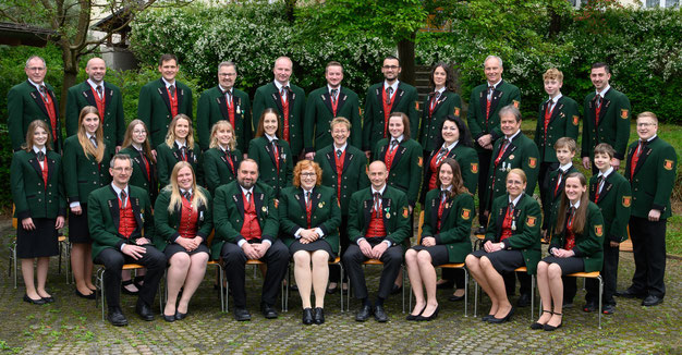 Gruppenfoto vom Musikverein Hainersdorf 