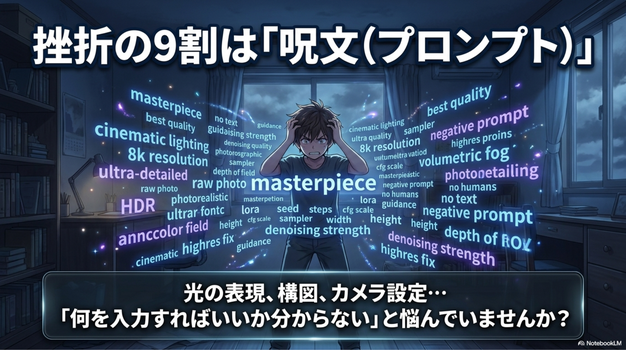 なぜ初心者はAI画像生成で挫折するのか