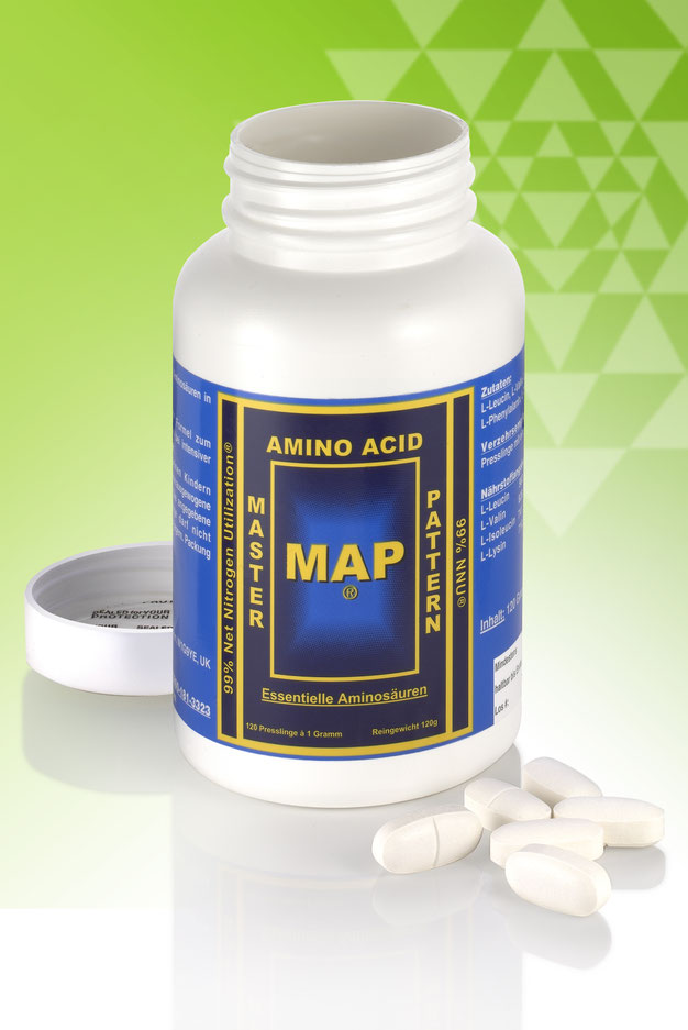 Master Amino Acid Pattern MAP Aminosäuren Produziert von Prof