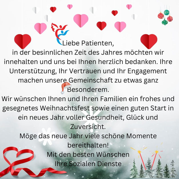 Soziale Dienste Bruchköbel Weihnachten