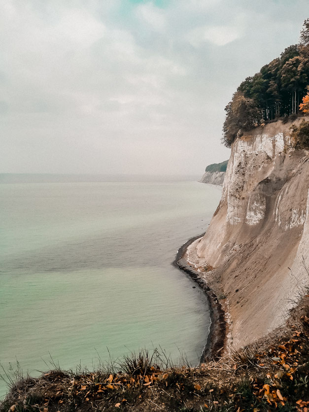 Ausblick auf die wunderschöne Kreideküste Rügens
