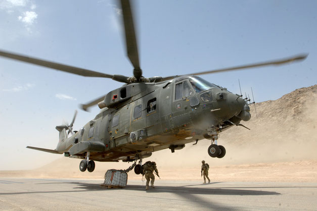 Merlin della RAF in Afghanistan / © RAF