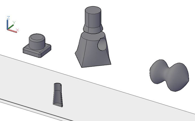 AutoCAD-3D　入門　オンライン講座　3Dワイヤーフレーム　3Dソリッドモデリング