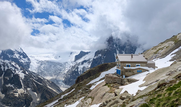 Hochtouren, Mont Blanc, Chamonix, Les Droites, Normalweg, Ostpfeiler, Couvercle, Mer de Glace Montenvers, Südwestcouloir