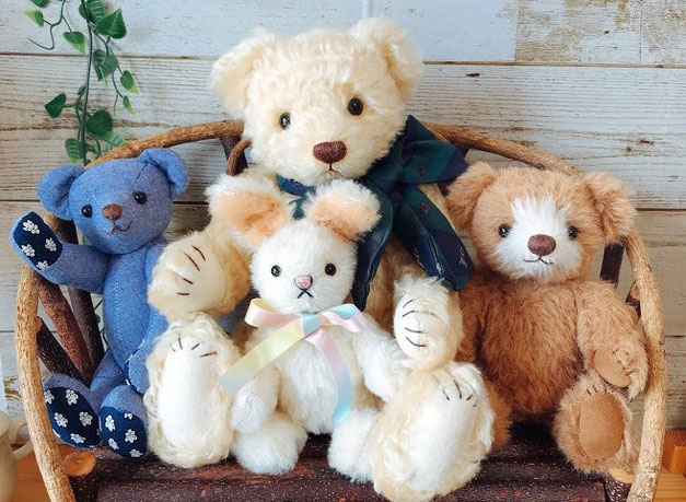 テディベア さくらんぼベア さくらんぼベア テディベア制作 テディベア教室 静岡東部 テディベア さくらんぼベア さくらんぼベア テディベア制作 テディベア教室 静岡東部