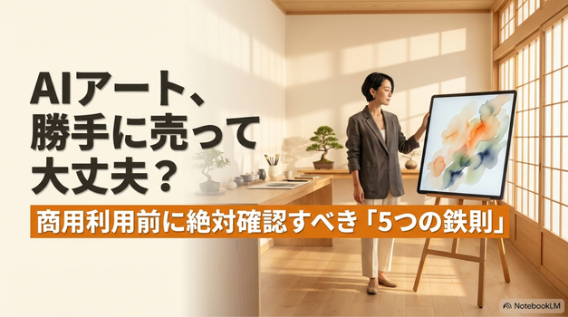 AIアートは商用利用できる場合があります。