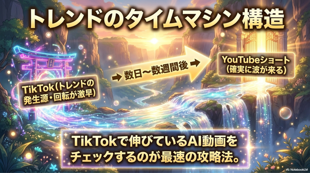 TikTokで流行るとYouTubeでも伸びやすい