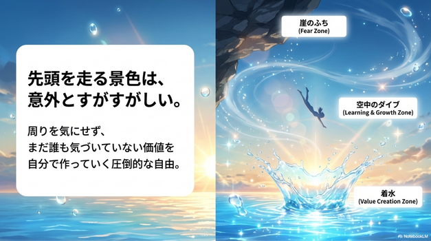 先頭を走るのは意外とすがすがしい