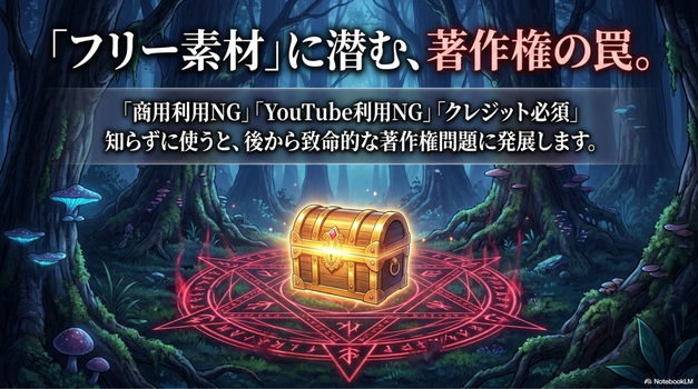 無料素材を並べただけの動画