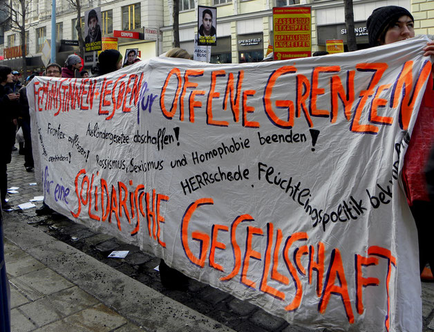 Feministisk demo i Wien 