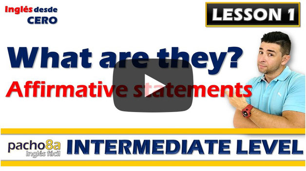 Lesson 1 – What are they? Affirmative Statements with Professions / Comprehension | Curso inglés