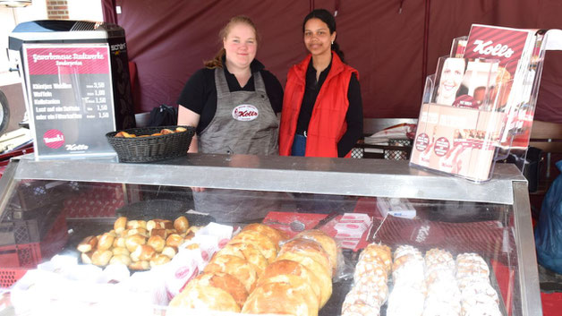 Aus einem breiten Angebot an süßen Leckereien konnten die Besucher bei der Bäckerei Kolls wählen