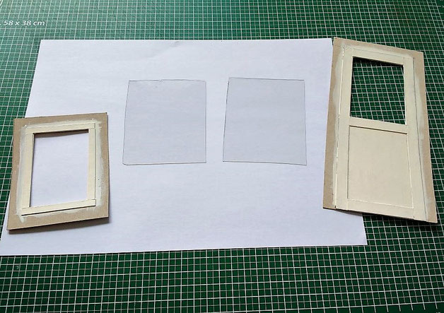 Miniatur Fenster und Tür