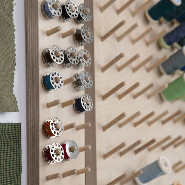 Bobbin storage Thread storage boards and cotton reel holder