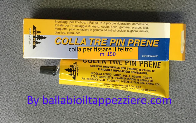 Colla-bostic per fissare feltro  By ballabioiltappezziere.com