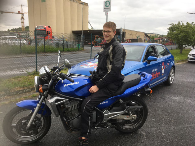 Lukas Ritzler, Motorrad A2 am 09.05.2019 in Marktheidenfeld  