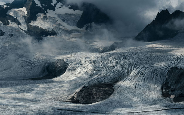 Fine art photography of the Hüfifirn Uri, part of the series Legacy of the Glaciers in the Swiss Alps.